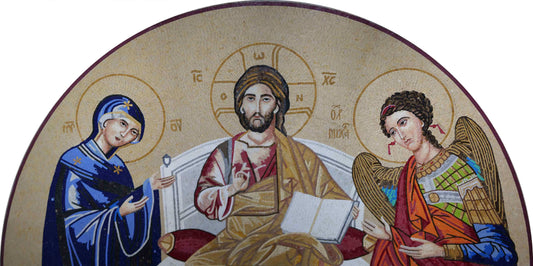 The Preachings Of Jesus Christian- Religious Mosaic