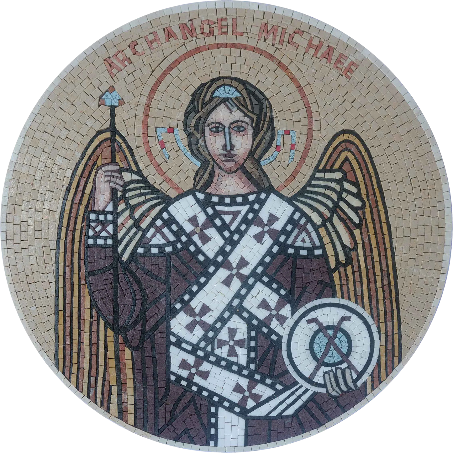 Mosaic Medallion - Archangel Michaee