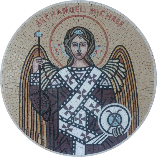 Mosaic Medallion - Archangel Michaee