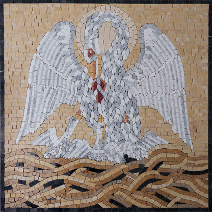 The Marvelous Pelican - Christian Mosaic Art