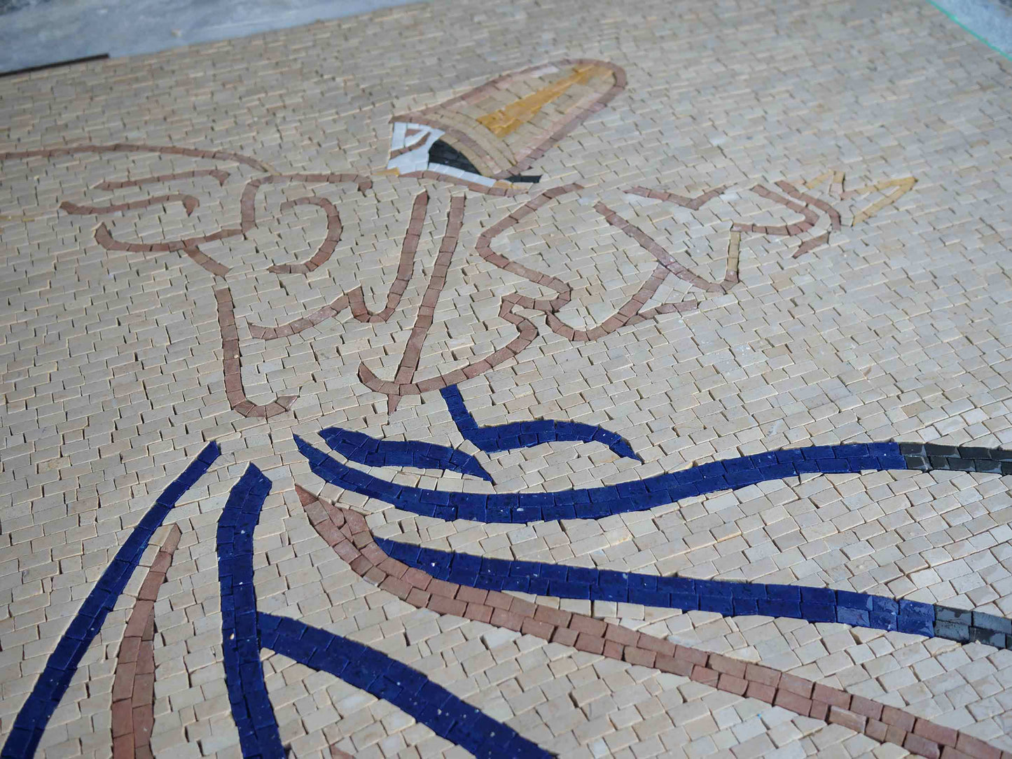 The Whirling Darvish Mosaic Art