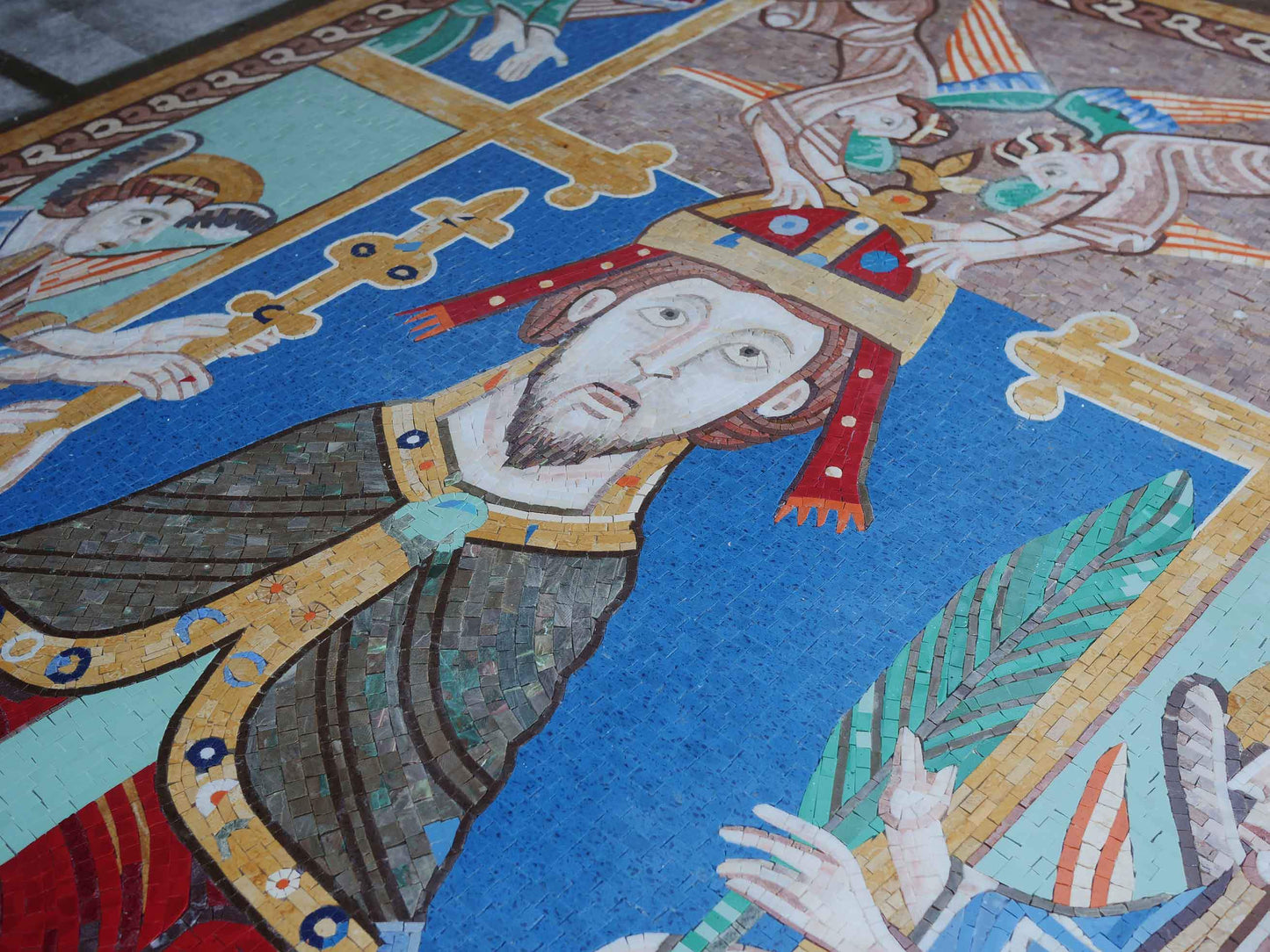 Crowning of Saint Edmond Mosaic Mural