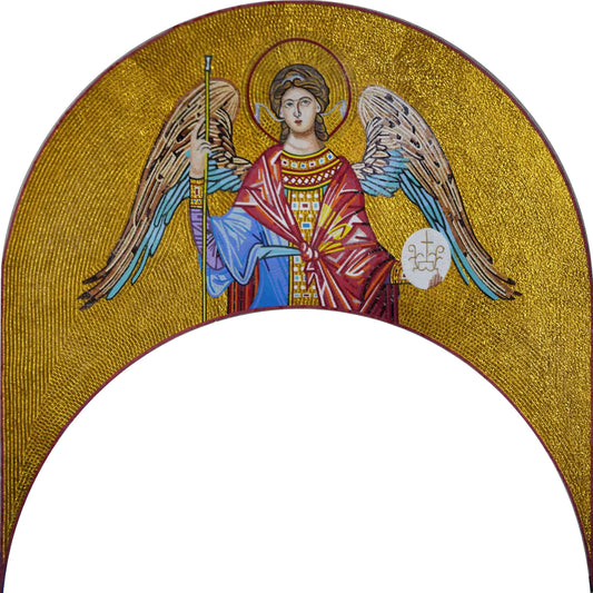 Archangel Michael Religious Mosaic