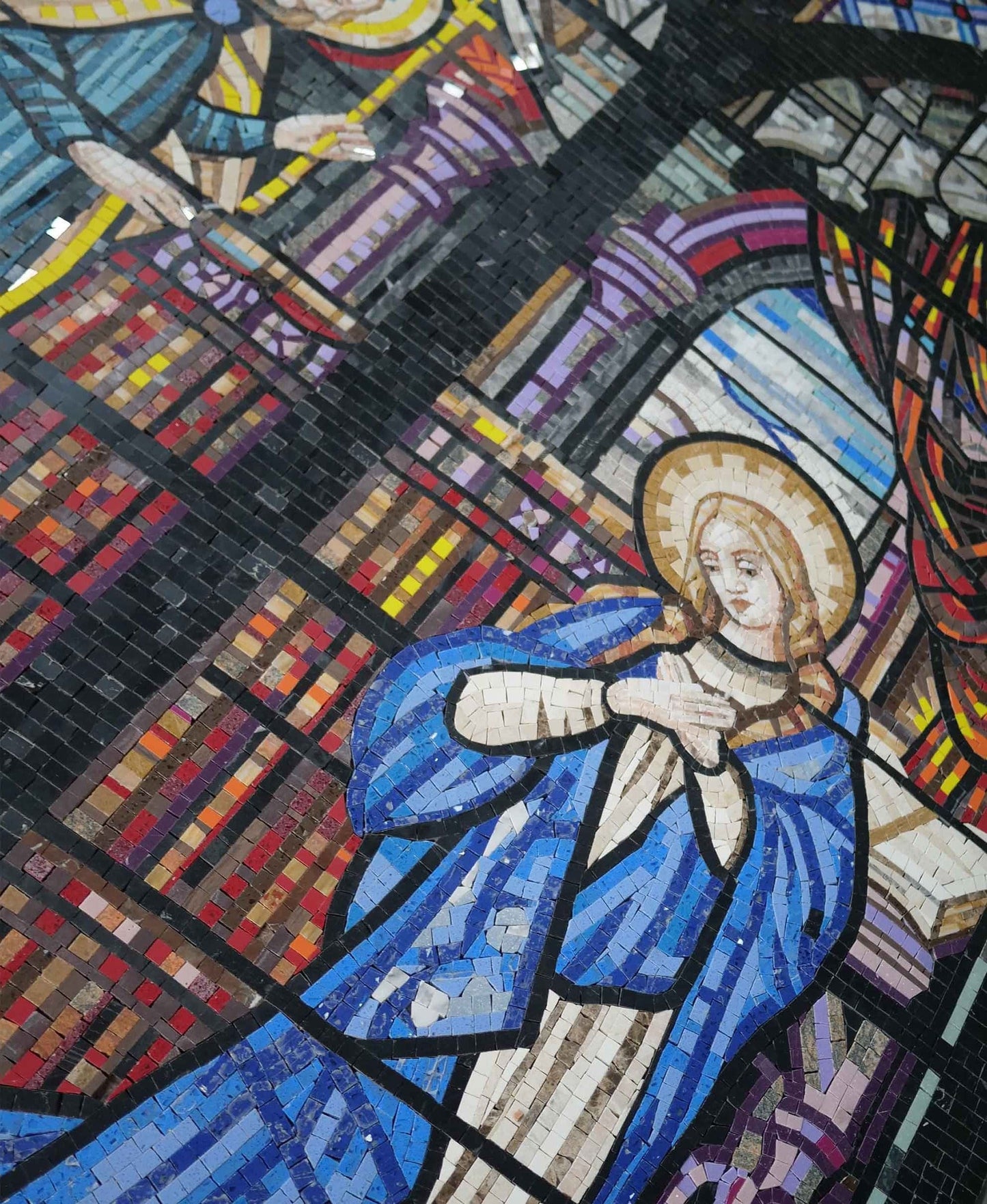 The Annunciation of Mary Mosaic Reproduction