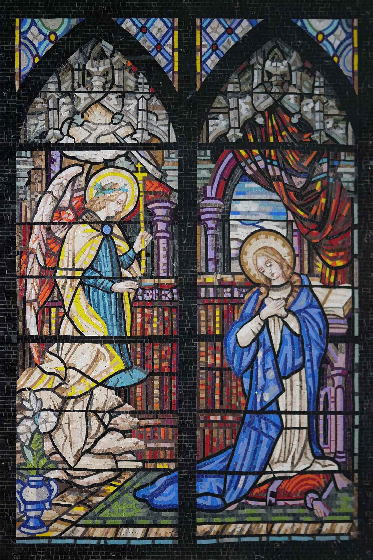 The Annunciation of Mary Mosaic Reproduction