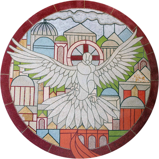 Spiritual Dove - Mosaic Art