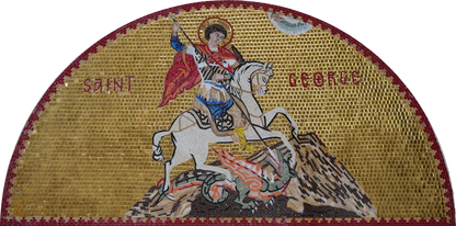 Mosaic Religious Art - Saint George