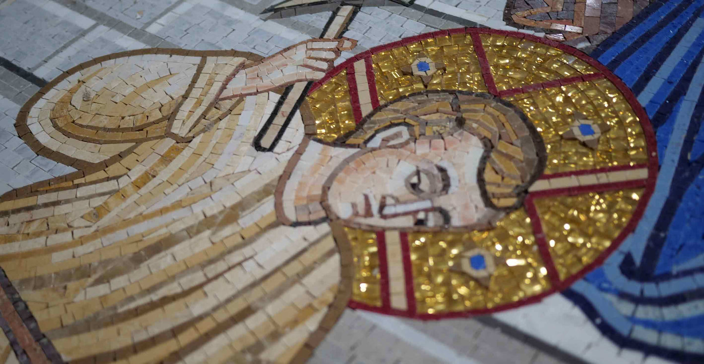 Religious Mosaic Art - The Holy Family