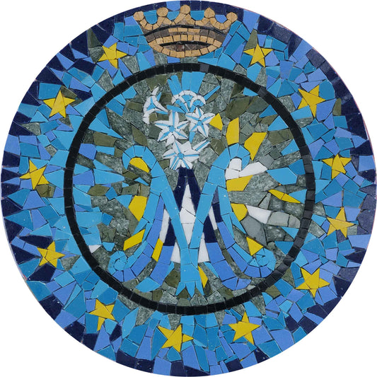 Royal Floral Mosaic Medallion