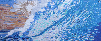 Summer Waves Mosaic Artwork