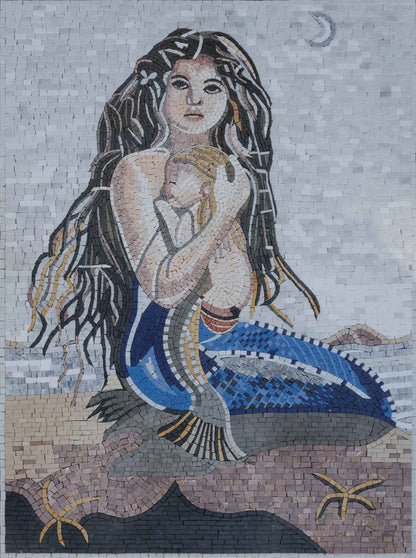 Sharon II - Mother Mermaid Mosaic