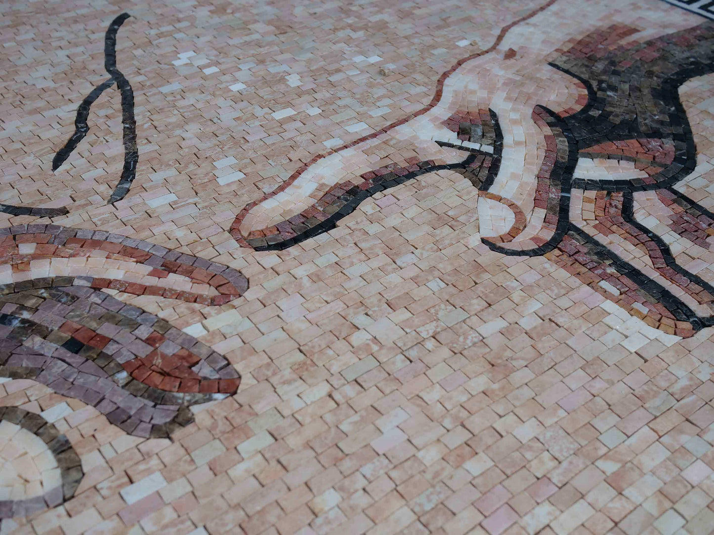 Mosaic Tile Backsplash - Creation Of Adam