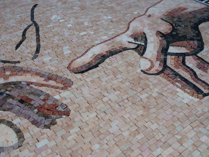 Mosaic Tile Backsplash - Creation Of Adam