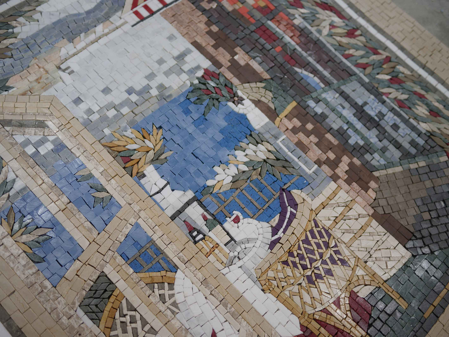 Window Restaurant View - Mosaic Design