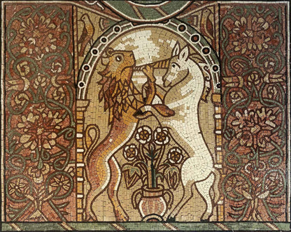 Religious Art Mosaic - Jewish Hodorov