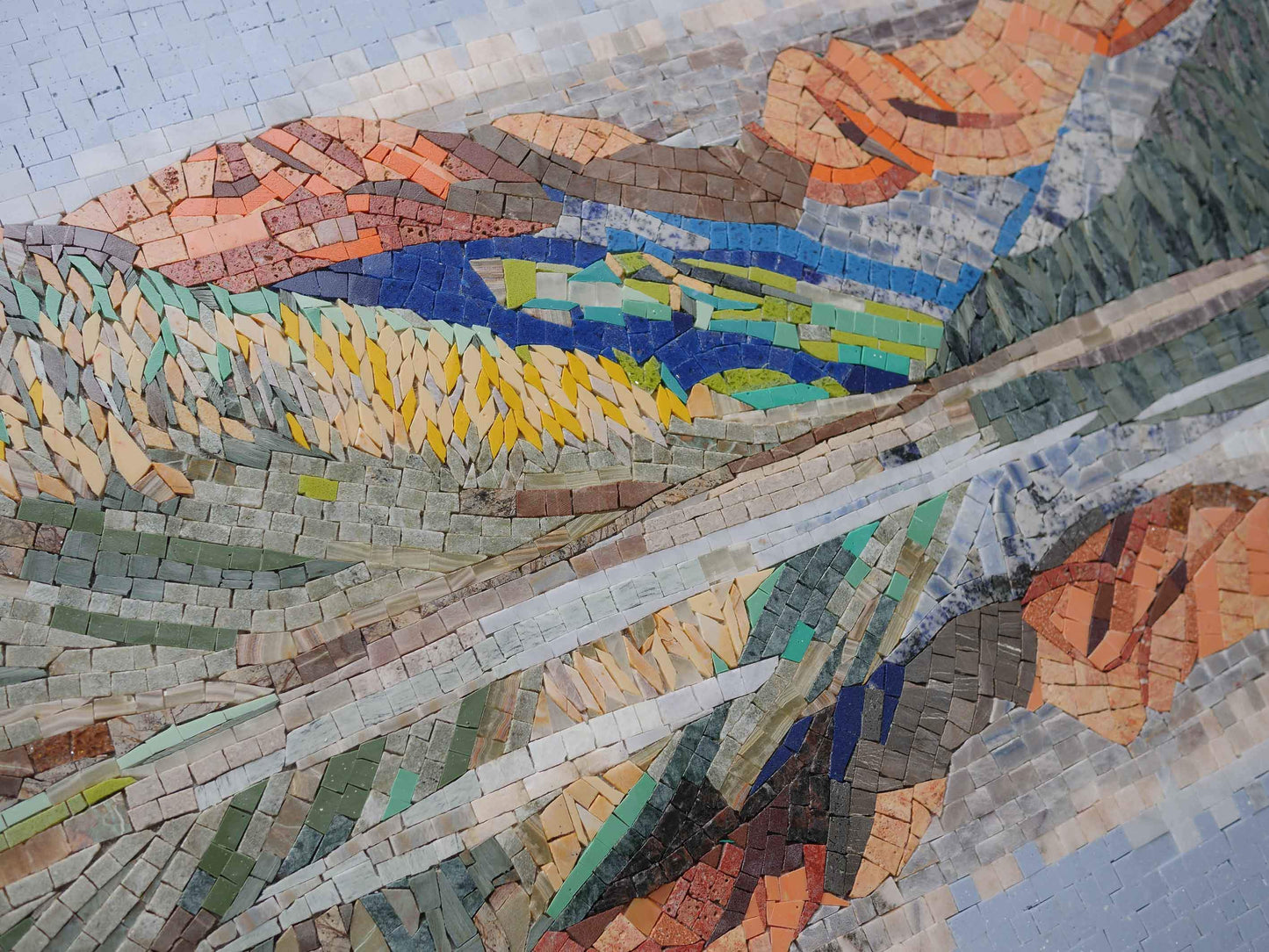 Mountain View Mosaic Wall Art