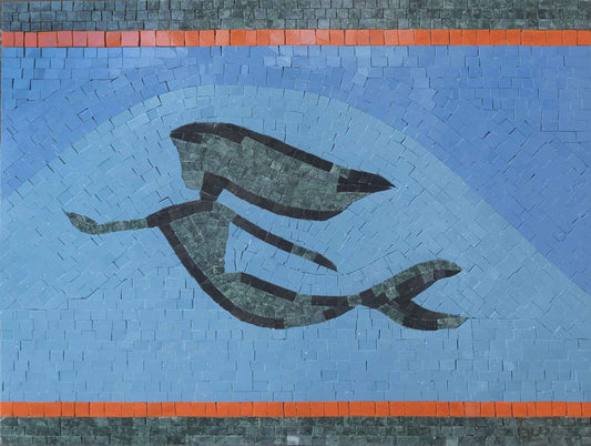 Ariel Mermaid Mosaic - Abstract Mosaic Art