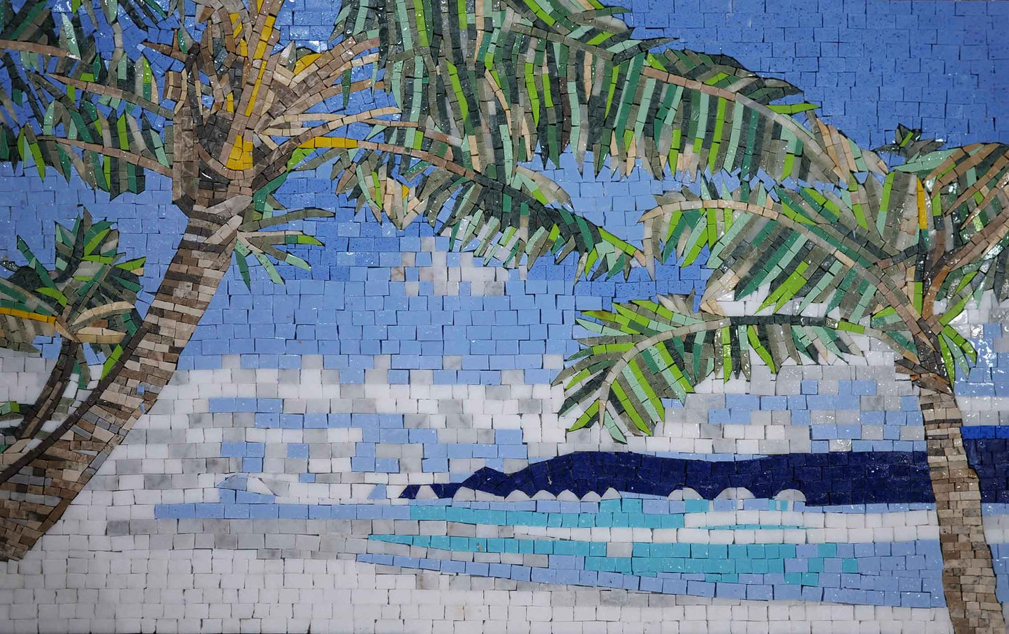 Tropical Paradise - Marble Mosaic Art