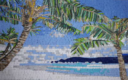 Tropical Paradise - Marble Mosaic Art