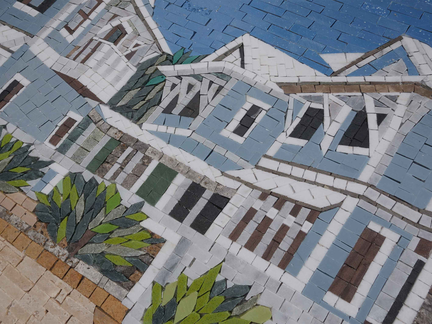 Mosaic Wall Art - The White House Backyard
