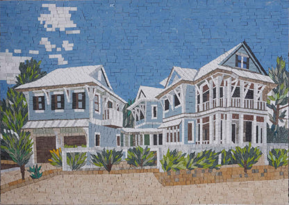 Mosaic Wall Art - The White House Backyard