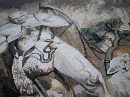 Mosaic Wall Art - Lucifer & Sheeps