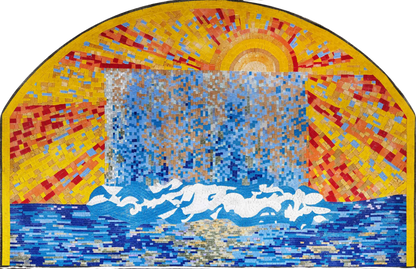 Sunrise Mosaic - Kitchen Backsplash