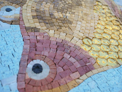 Mosaic Art - Fish & Champagne
