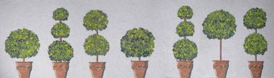 Tree Pots - Mosaic Wall Art