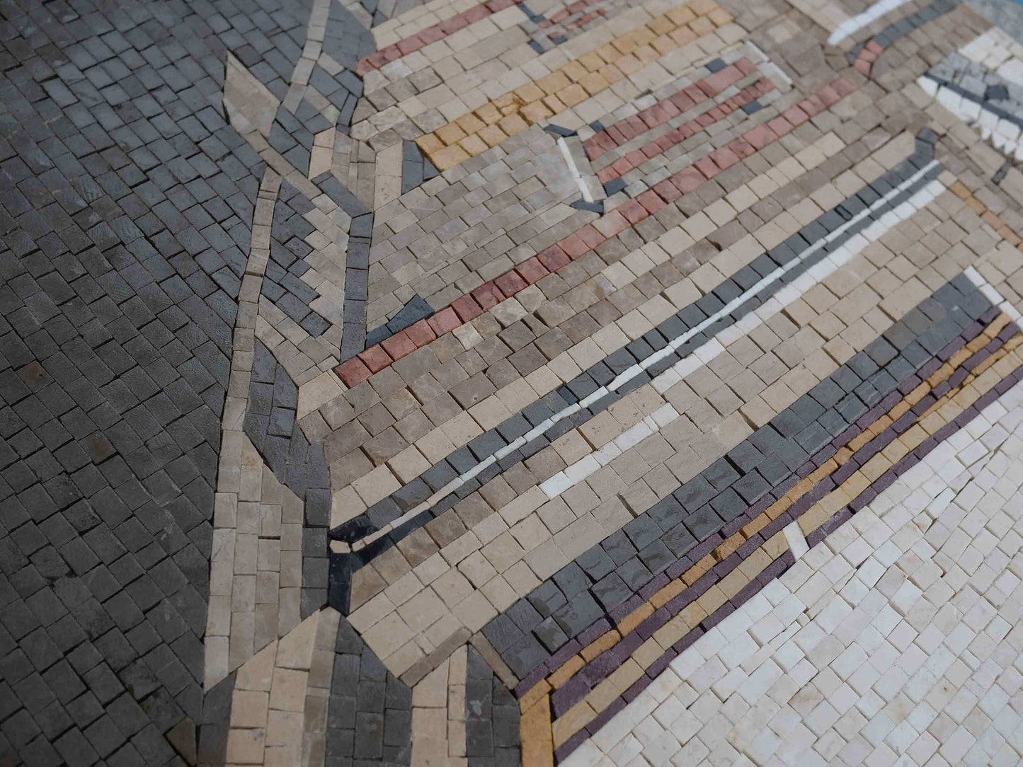 City Street Mosaic Artwork