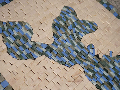 Lotus Lake Mosaic Sign