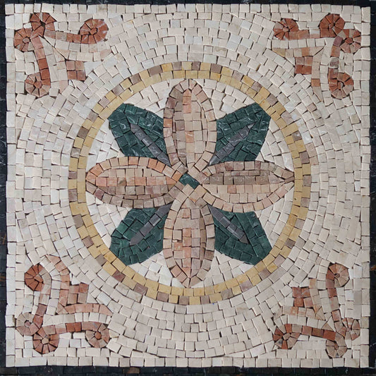 Lotus Artwork Flower Mosaic