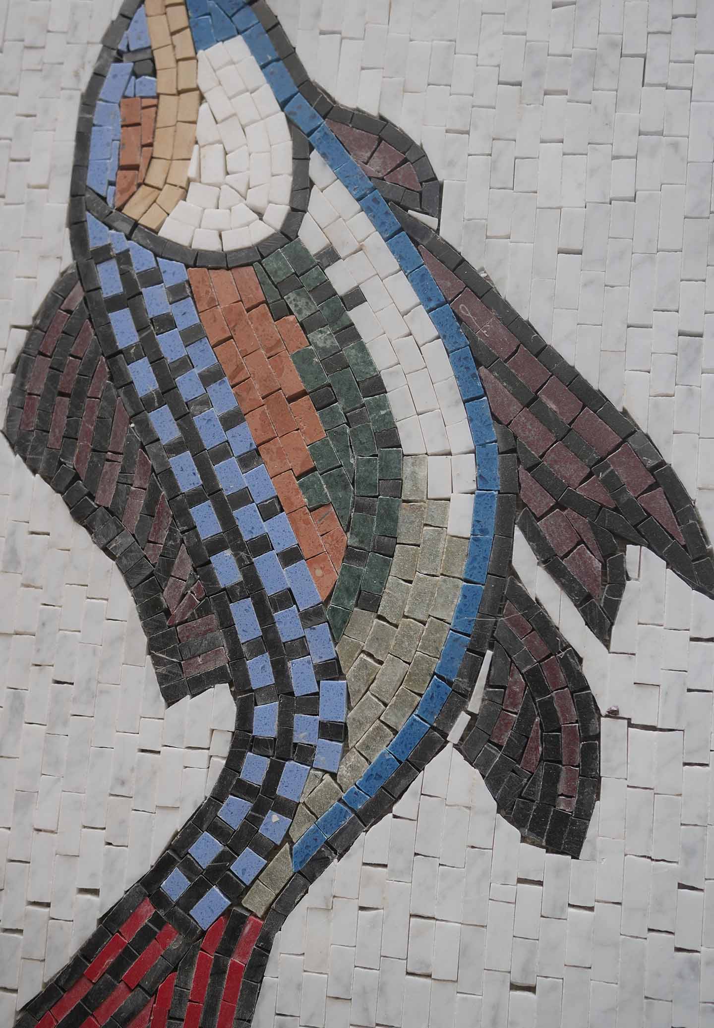 Colorful Fish Mosaic - Mosaic Wall Art