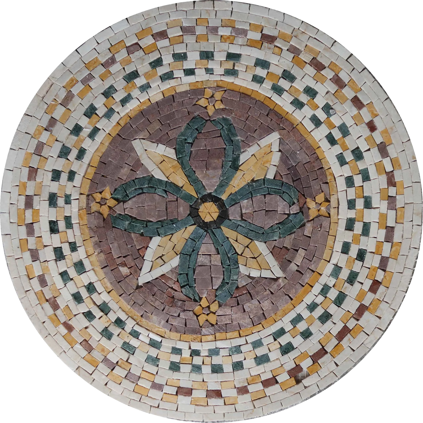 Mosaic Medallion - Central Floral