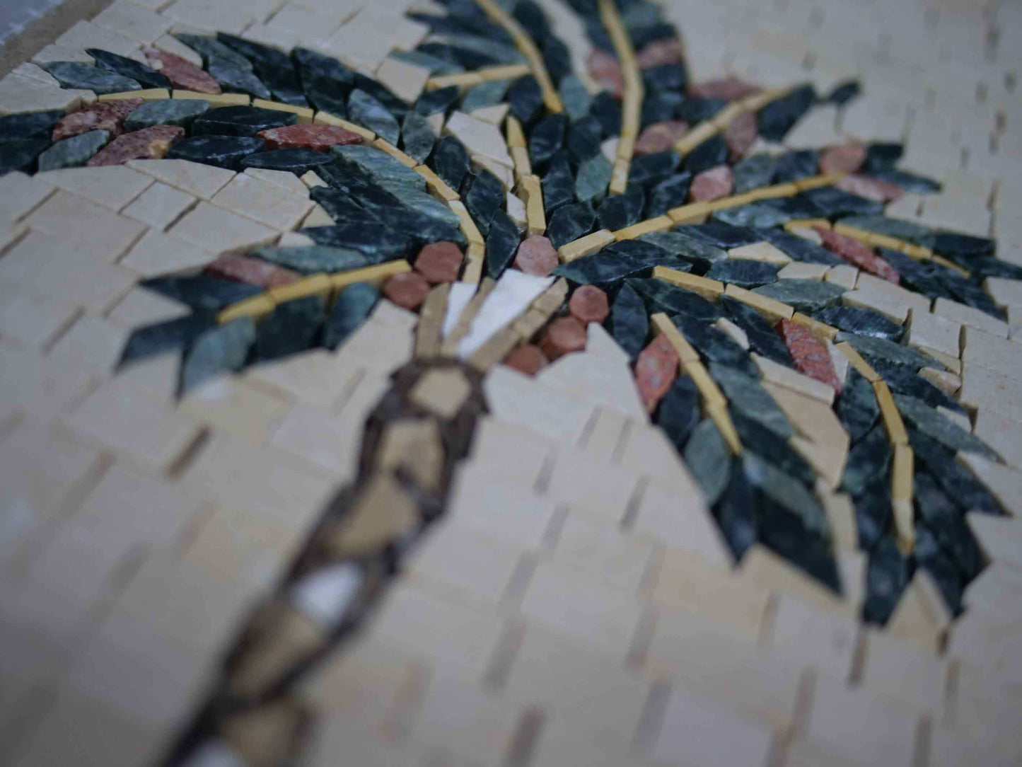 The Coconut Tree Mosaic Art Piece