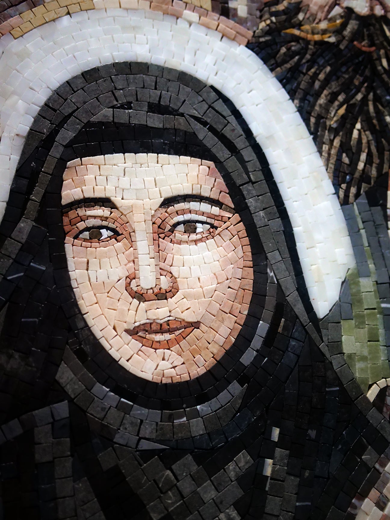 Handcrafted Religious Mosaic Art – Custom Marble Design