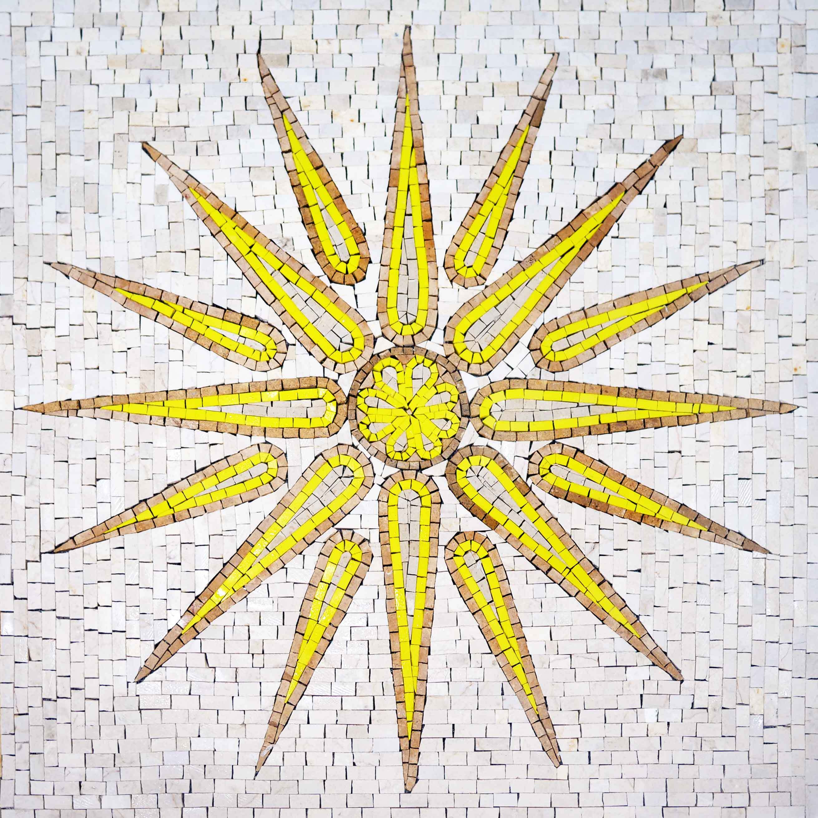 Star Moasic Pattern Radiant Starburst Mosaic Art - Celestial Inspired Motif |Celestial ...