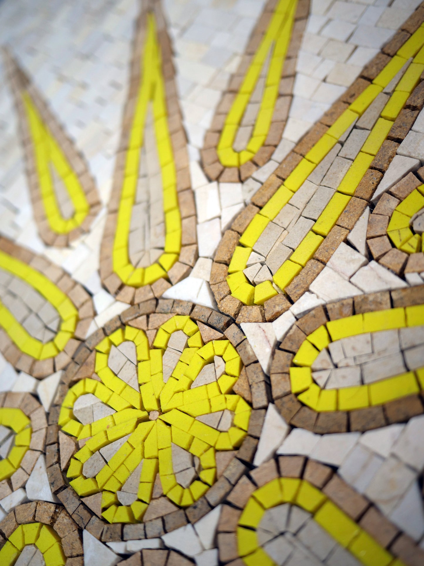 Radiant Starburst Mosaic Art - Celestial Inspired Motif