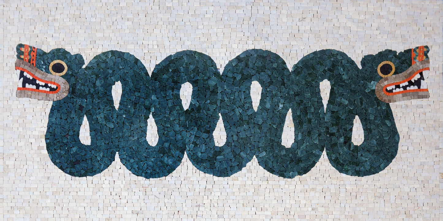 Feathered Serpent Mosaic