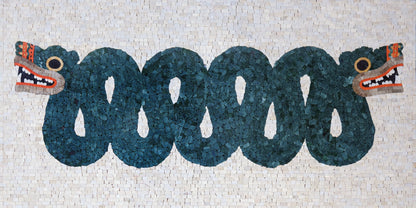 Feathered Serpent Mosaic