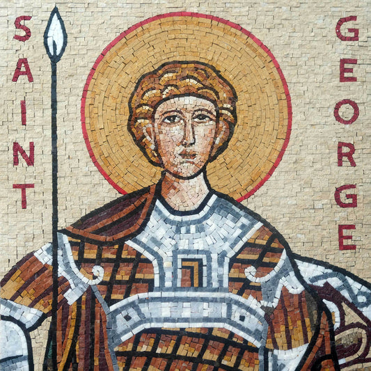 Saint George Religious Mosaic Icon