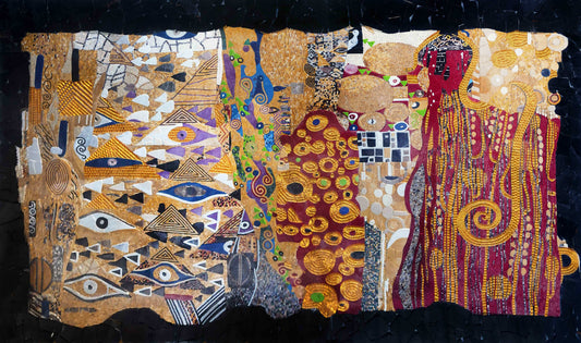 The Tapestry of Time Abstract Mosaic