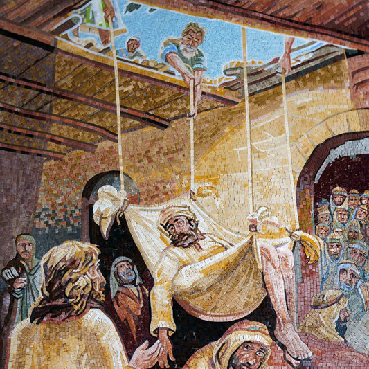 Faith and Healing: The Mosaic of the Paralyzed Man