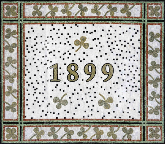 1899 Mosaic Doormat - Custom Design