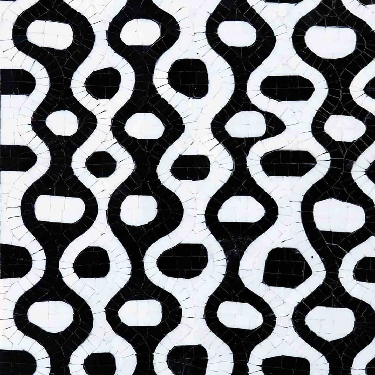 Interwoven Rhythms: A Monochrome Tapestry of Pattern