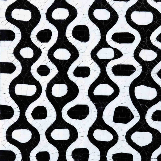 Interwoven Rhythms: A Monochrome Tapestry of Pattern