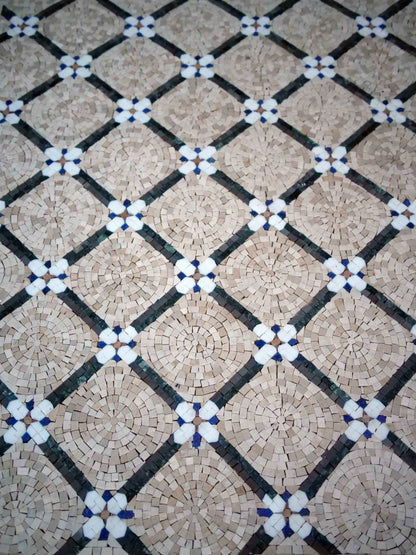 Handcrafted Mosaic Rug - Victorian Design