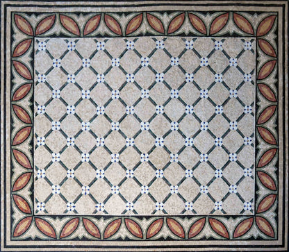 Handcrafted Mosaic Rug - Victorian Design