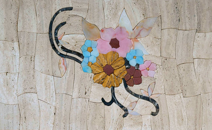 Floral Mosaic Cascade