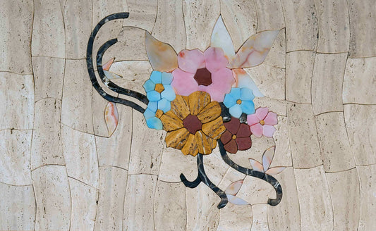 Floral Mosaic Cascade